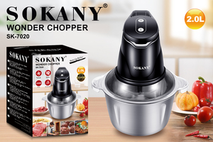 <span class=keywords><strong>Picadora</strong></span> de Carne Eléctrica <span class=keywords><strong>Sokany</strong></span> para Uso Doméstico, Totalmente Automática, de Acero Inoxidable - Product Image 2