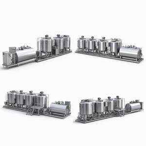 Fabricants industriels de produits laitiers/laitiers transformateurs : Machine à yaourt aux fruits de 100 L pour la production de yaourt - Product Image 4