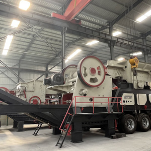 Advanced Portable Jaw Crusher Plant with Semi-Automatic Control, Motor, and Conveyor for Precise Aggregate Sizing - Product Image 4