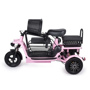 Tricycle électrique Jiuxin pliable de 10 pouces pour personnes âgées et déplacements familiaux et loisirs - Product Image 3