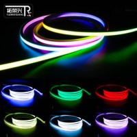 Rubans LED néon flexibles en PVC de haute qualité IP67 2835 120 LED, couleur blanche personnalisée, RGB 12V 24V, pour aménagement paysager et ambiance automobile