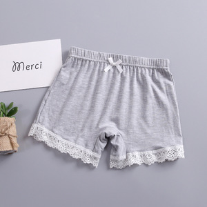 RTS Girls Underwear <span class=keywords><strong>mutandine</strong></span> Soft Baby Girls' Lace Trim Shorts Kid Girl Bottom elastico in vita pronto per la spedizione - Product Image 3