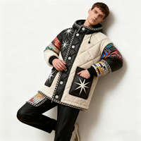 Veste d'hiver matelassée décontractée pour homme sur mesure OEM, épaisse, chaude, à capuche, grande taille, fermeture éclair, vêtements d'extérieur en laine