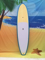 ODM OEM support d'aérographe de haute qualité planche à pagaie en fibre de carbone époxy SUP dessus en bambou bois de fibre de verre y compris les sports nautiques