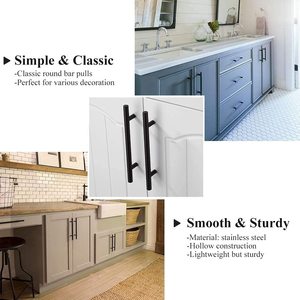 Furniture Fitting Manufacturer Furniture Hardware Pull Drawer Kitchen Cabinet <strong>Knobs</strong> <strong>Door</strong> Stainless Steel Handle - Product Image 4