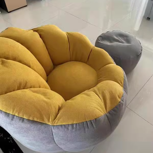 Pumpkin Lazy Person Single Sofa <b>Bean</b> <b>Bag</b> <b>Small</b>-sized Balcony Tatami Bedroom Lazy Reclining Relaxation Chair - Product Image 6