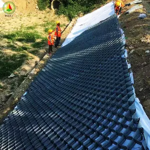 दीवार सुदृढीकरण ढलान संरक्षण ड्राइववे जियोसेल को बनाए रखने के लिए एचडीपीई जियोसेल बजरी स्टेबलाइजर्स प्लास्टिक हनीकॉम्ब जियोसेल