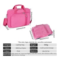 Housse pour ordinateur portable pour femmes et hommes, 14,6 pouces, sac de transport portable à bandoulière pour ordinateur