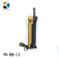 Télécommande sans fil pour grue F24-10D 12/24/36/48/110/220/380V 315MHz 433MHz Code fixe Plastique Portée de contrôle 100m 80 canaux