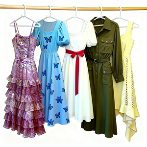 Grand stock de robes de fête d'occasion pour filles, vêtements de mode pour enfants en gros pour le marché de l'occasion 38-100kg - Product Image 1
