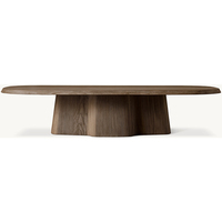 Table basse en bois de luxe pour salon, design classique moderne, fabrication artisanale, meubles d'intérieur