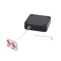 Boîtier antivol rétractable avec câble de sécurité en acier, enrouleur de câble 63x63 mm, grande boîte à câble à tension, chaîne en acier