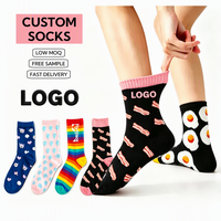 Chaussettes de sport numériques personnalisées Tie-Dye pour jeunes et enfants, avec logo jacquard sur le bas, antibactériennes, séchage rapide, OEM ODM, faible MOQ