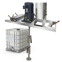 Le fabricant d'équipements de mélange pour réservoirs IBC convient aux peintures, aux revêtements, aux produits nettoyants et aux matériaux liquides