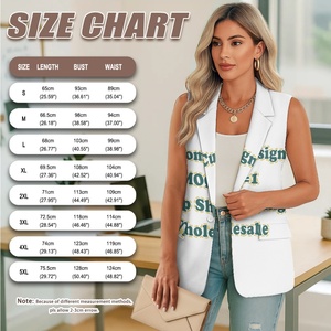 <span class=keywords><strong>Chaleco</strong></span> sin mangas para <span class=keywords><strong>mujer</strong></span> con logo personalizado, estampado de la bandera de México bajo demanda, chaqueta de cuello en V, <span class=keywords><strong>chaleco</strong></span> de traje holgado para <span class=keywords><strong>mujer</strong></span> con bolsillo - Product Image 6