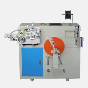 Fully automatic floor standing counting meter cable wire measuring cutting winding binding tying machine oem