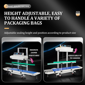 Smart Vertical <strong>Continuous</strong> Large Bag Band <strong>Sealer</strong> Electric Heat <strong>Coding</strong> Printing Sealing Machines METRONIC <strong>Sealer</strong> - Product Image 4