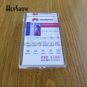 Phổ Acrylic điện thoại tablet giá tag chủ vuông phẳng dốc bán lẻ cửa hàng hiển thị đứng bàn hàng hóa giá hiển thị cơ sở - Product Image 6