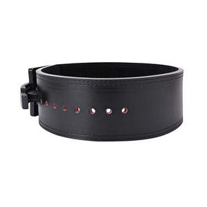 Cinturón de Levantamiento de Pesas de Cuero con Hebilla de Palanca para Gimnasio, Fitness y Sentadillas, con Logotipo Personalizado, Envío Directo 2025 - Product Image 3