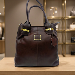 Bolso de Mano de Cuero Genuino para Mujer, con Correa Cruzada, Cierre de Cremallera, Impermeable, 1L, Casual, para Bodas, Ecológico, Muy Solicitado - Product Image 1