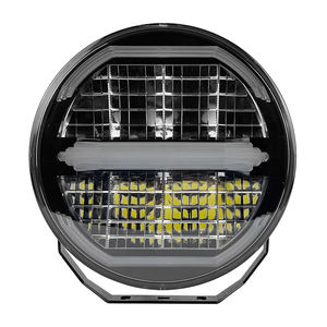 ไฟขับขี่แบบแอลอีดี 9 นิ้ว แคนบัส สำหรับรถยนต์ รถบรรทุก อุปกรณ์เสริม สีขาวและสีเหลืองอำพัน ไฟตำแหน่งแบบไดนามิก สำหรับรถสแกนเนีย วอลโว่ ฟอร์ด เรนเจอร์ แมน ดีเอที - Product Image 3