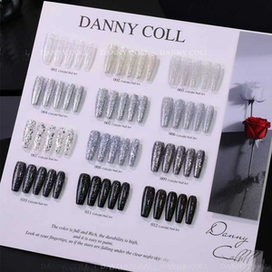 New UV/LED Soak-Off Gel Nail <b>Polish</b> Nail <b>Polish</b> Set 12 Colors Sequin <b>Black</b> Long Lasting Odorless Tpo Free - Product Image 5
