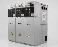 Unidad de Anillo Principal (RMU) Aislada con SF6 para Interiores, 12KV-40.5KV, IP67, Bloqueo Electromagnético, 630A, 8 Tomas