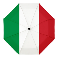 Parapluie pliant entièrement automatique de haute qualité, série à motif drapeau de la Lettonie, structure interne robuste, thème paysan classique