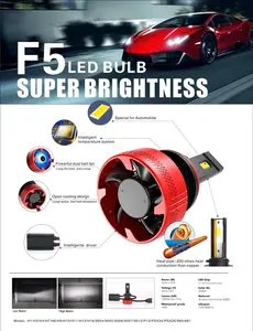 高品質2年保証車のライトG-XPチップ10000lm 55ワットこんにちはロービームF5 LED Headlight電球