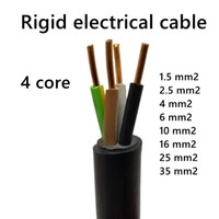 Cable de Alimentación Eléctrico Aislado en PVC Cabo Vav 4X95mm2 0.6/1kv 4X120mm2 4X4mm2 Vav Lvav 1X150mm2 1X240mm2