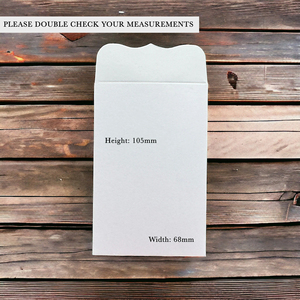 Petite enveloppe personnalisée avec logo imprimé, style vintage, en papier texturé, pour enveloppes à argent, cartes d'invitation <span class=keywords><strong>de</strong></span> <span class=keywords><strong>mariage</strong></span>, emballage et tickets <span class=keywords><strong>de</strong></span> loterie - Product Image 5