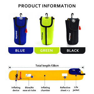 Anpassung Automatische aufblasbare Schwimmweste, fahrzeug montierter aufblasbarer Taillen gürtel Hochs icherheits faktor Aufblasbare Rettungs boje - Product Image 4