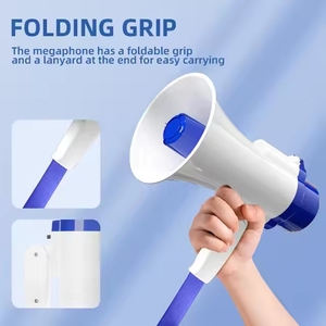 Bán buôn loa cầm tay công suất cao, sạc lại được, còi báo động không dây, loa phóng thanh tầm xa - Product Image 4