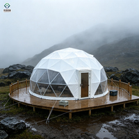 Tente Dôme PVC Personnalisée 6M Quatre Saisons pour Glamping & Événements – Luxe, Extérieur, Imperméable, Spacieuse, Structure Stable