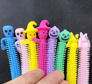 Grand jouet de soulagement du stress doux spongieux Halloween Prank Décoration Lala Le Cross-Border Noodle Bracelet pour filles et garçons - Product Image 6