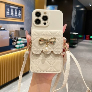 Portable bandoulière téléphone couverture arrière portefeuille en silicone étui pour téléphone portable longue bandoulière pour Huawei P30 Y9prime <span class=keywords><strong>Honor50</strong></span> Nova11I Y91 - Product Image 5