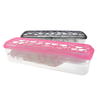 Boîte de déshumidificateur de collecte d'eau rectangulaire avec granules de chlorure de calcium rechargeables Absorbeur d'humidité renouvelable Service OEM