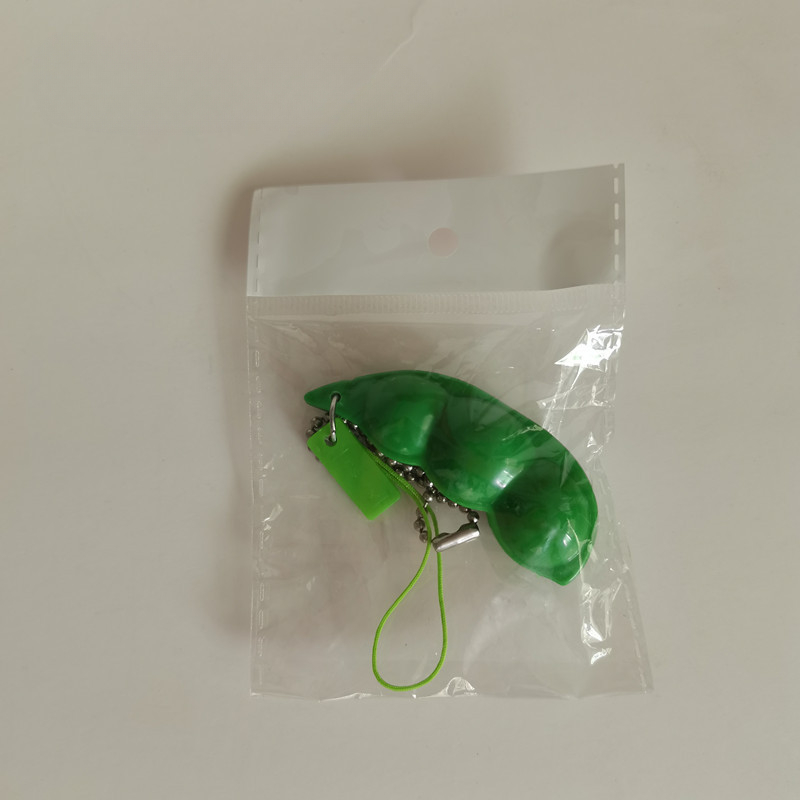 Embalado en una sola bolsa de OPP, edamame extruido