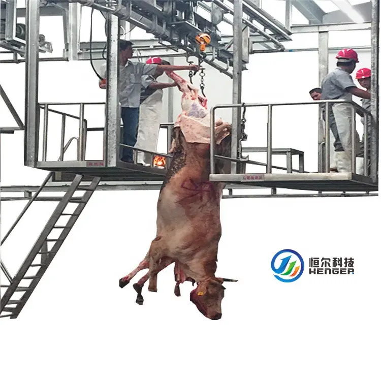 New Stainless Steel Animal Slaughterhouse Equipment 220V Electric Cattle Poultry Pig Sheep Slaughtering Machine Reliable Motor