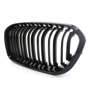 Kit de Parrilla Delantera para BMW F20, Negro Brillante, Doble Línea, Mejora de Parachoques, Plástico ABS 51137371685 - Product Image 3