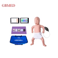 Simulador de RCP para Bebés al por Mayor, Modelo de Reanimación de Plástico con Software para Enseñanza Médica y Escolar