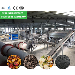 Equipo de compostaje de residuos frutales Línea de producción de fertilizantes de alta capacidad - Product Image 2