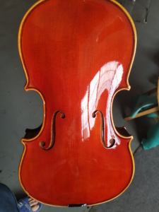 Italienische Fichte Rumänischer Ahornboden SurpassMusica Hochwertige 4/4 Handgefertigte Geige Rosenholzbrücke Süßer Klang Saiteninstrument - Product Image 3