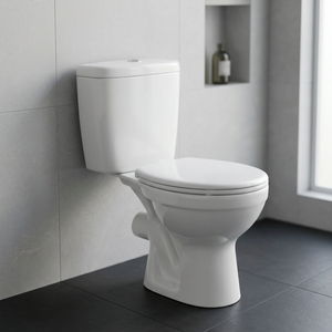 Modern Chinese Style Ceramic Two Piece Water Closet Toilet <b>Floor</b> Mounted WC With Tank Nigeria Africa Export - Product Image 6