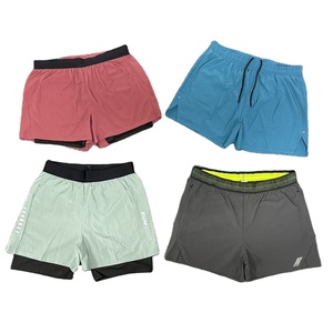 Pantalones Cortos Deportivos de Dos Capas para Hombre, Pantalones Cortos de Gimnasio para Entrenamiento de Maratón, Senderismo al Aire Libre, Secado Rápido, Pantalones Cortos Casuales de Fitness - Product Image 1