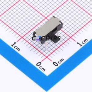 K3-1245D-K1 Slide Switch Through hole Component (THT) Switch Single Pole Double Throw Rectangle Pin Header PC Pin 9mm - Product Image 1
