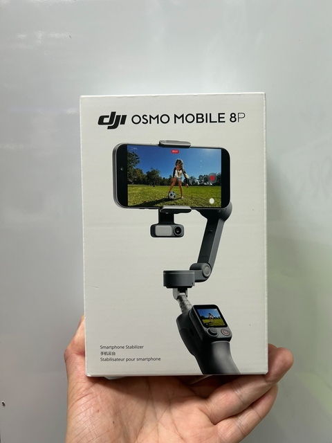 DJIZ Osmo Mobile 8P Advanced Tracking Combo 3 Axis Gimbal Gimbal With Remote Control Selfie AI Tracking 8.0 for Followshot Vlog