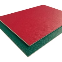 Revêtement de sol en vinyle PVC écologique amovible et antidérapant pour salle de sport et école, avec système d'interverrouillage au design moderne, idéal pour le badminton en intérieur