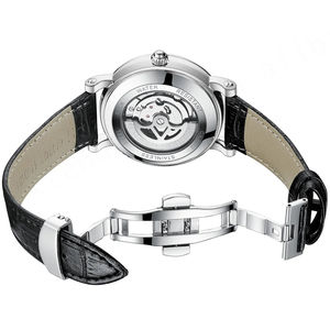 CHENXI 8872 Reloj de pulsera deportivo de moda para hombre Cuero genuino Automático Impermeable Hueco Luminoso Mecánico Duradero Inoxidable - Product Image 5