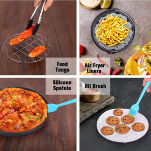 <span class=keywords><strong>Accessori</strong></span> <span class=keywords><strong>friggitrice</strong></span> <span class=keywords><strong>ad</strong></span> <span class=keywords><strong>aria</strong></span> da 7 pollici set cestello da forno adatto <span class=keywords><strong>per</strong></span> 7in 12 pezzi set 3.2QT-5.8QT-up - Product Image 4